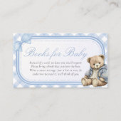 Bearly Wait Elegant Bear Shower Books for Baby エンクロージャーカード (正面)