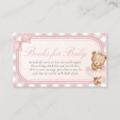 Bearly Wait Elegant Bear Shower Books for Baby エンクロージャーカード (正面)