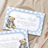 Bearly Wait Elegant Bear Shower Books for Baby エンクロージャーカード