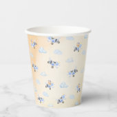 Bearly Wait Flying Bear & Cloud Baby Shower 紙コップ (正面)