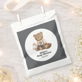 Bearly Wait Football Sport Boy Baby Shower フェイバーバッグ