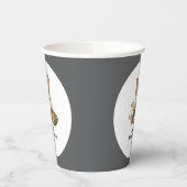 Bearly Wait Football Sport Boy Baby Shower  紙コップ (左)