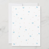 Bearly Wait Hot Air Balloon Baby Shower (男の子) 招待状 (裏面)