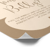 Bearly Wait  How Big Mommys Belly Sign ポスター (角)