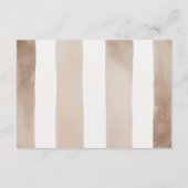 Bearly Wait Neutral Teddy Baby Shower エンクロージャーカード (裏面)