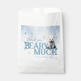 Bearly Wait Polar Bear Winter Modern フェイバーバッグ