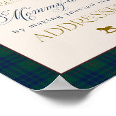 Bearly Wait Preppy Teddy Balloon Baby Shower ポスター (角)