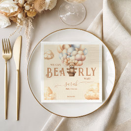 Bearly Wait Teddy 男女兼用 Bear Balloons スタンダードカクテルナプキン