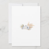 Bearly Wait Teddy Baby Shower Invitation 招待状 (裏面)