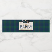 Bearly Wait Teddy Balloon Baby Shower books ペットボトルラベル (シングルラベル)