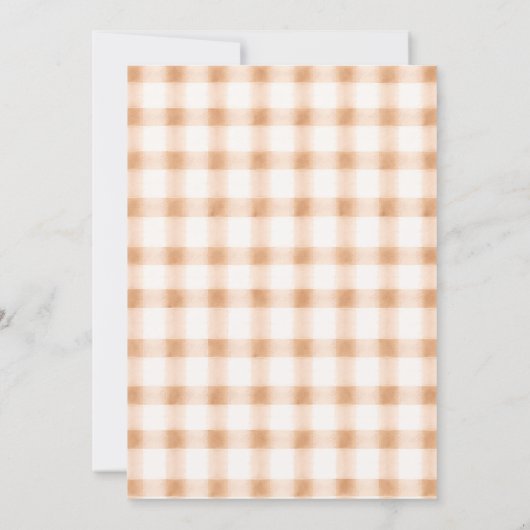 Bearly Wait Teddy Bear Baby Shower Invite 招待状 (裏面)