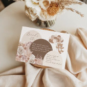 Bearly Wait Teddy Bear Neutral Books for Baby エンクロージャーカード