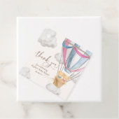 Bearly Wait Teddy Bear Thank You Twins Baby Shower フェイバータグ (インサイチュ)