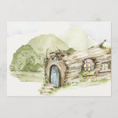 Bearly Wait Woodland Bear Baby Shower 招待状 (裏面)