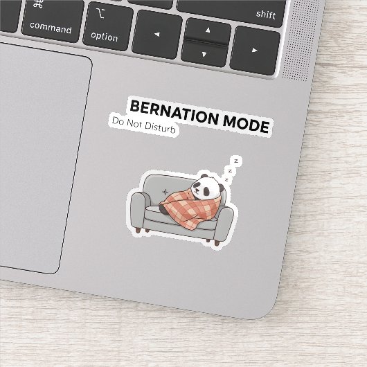 Bearnationモードのパンダステッカー – 怠惰な気分 シール (詳細)