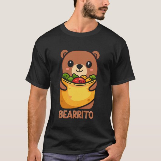 BEARRITO クマブリト かわいい Tシャツ (正面)