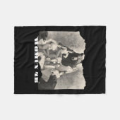 Bearsのための女性4BムーブメントEmpowering Ar フリースブランケット (正面(横))