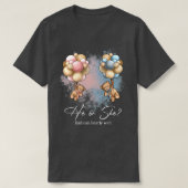 Bears Balloons Dad Can Bearly Wait Gender Reveal  Tシャツ (デザイン正面)