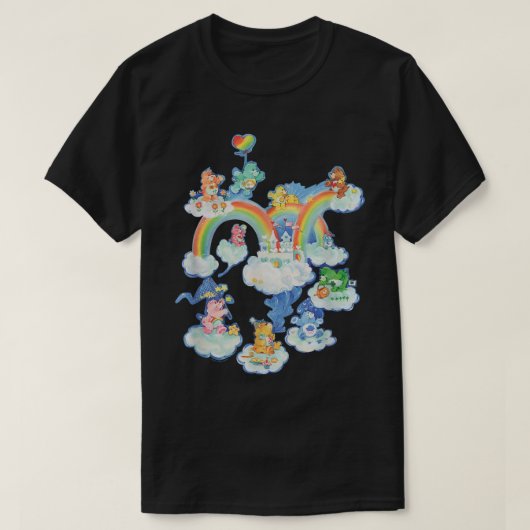 Bears Cloud気に And Rainbows Bearグループ Tシャツ (デザイン正面)