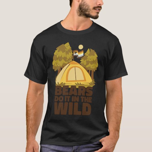 Bears Do It In The Wild Tシャツ (正面)