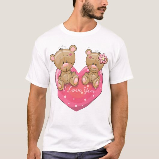 Bears in Love T-Shirt Tシャツ (正面)