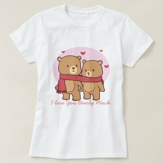 Bears in Love T-Shirt Tシャツ (デザイン正面)