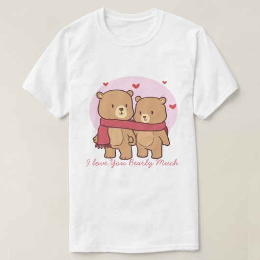 Bears in Love T-Shirt Tシャツ (デザイン正面)