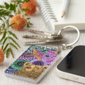 Bears Love Parrots キーホルダー (正面右)