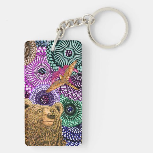 Bears Love Parrots キーホルダー (裏面)