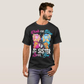 Bears Nk Or Blue Big Sister Loves You Gender Revea Tシャツ (正面フル)