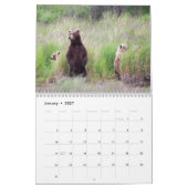 Bears of Brooks秋- 2021年カレンダー カレンダー (1月 2027)
