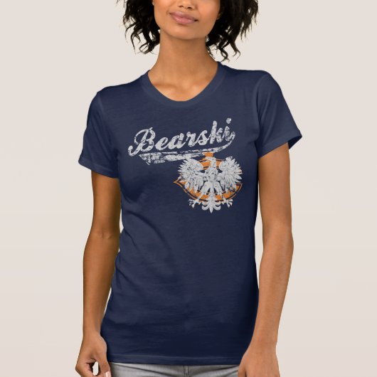 Bearskiシカゴのポーランド語 Tシャツ (正面)