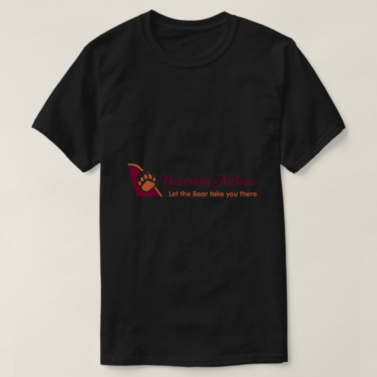 Bearskin AirlinesロゴクラシックTシャツ Tシャツ (デザイン正面)