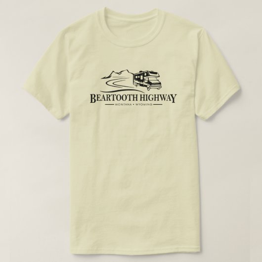 Beartooth高速道路レクリエーション車 Tシャツ (デザイン正面)