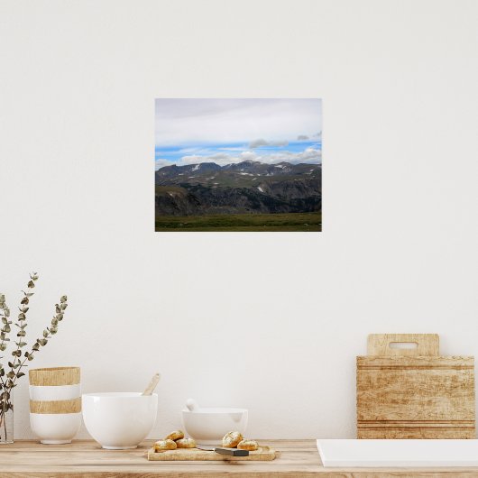 Beartooth Highway Landscape Color 16x20 ポスター (キッチン)