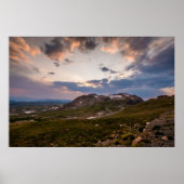 Beartooth Highway Sunset Poster ポスター (正面)