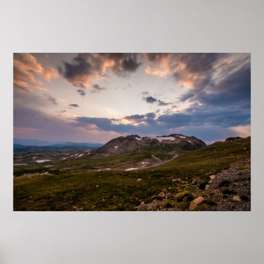 Beartooth Highway Sunset Poster ポスター (正面)
