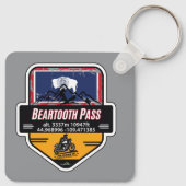 Beartooth Pass Motorcycle US 212 01 キーホルダー (裏面)