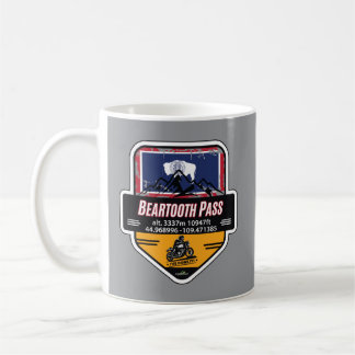 Beartooth Pass Motorcycle US 212 01 コーヒーマグカップ