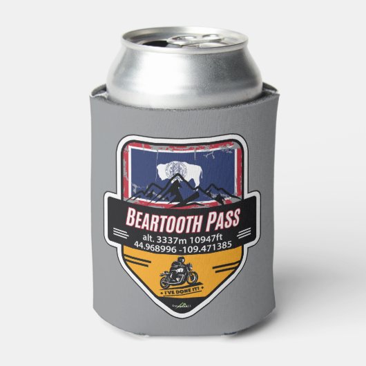 Beartooth Pass Motorcycle US 212 01 缶クーラー (缶正面)