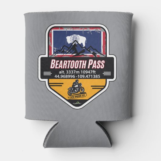 Beartooth Pass Motorcycle US 212 01 缶クーラー (正面)