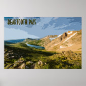 Beartooth Pass Vintageポスター ポスター (正面)