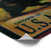 Bearwallow Apple Crate LabelHood川、または ポスター (角)