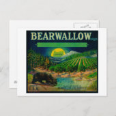 Bearwallow Apple Crate LabelHood川、または ポストカード (正面/裏面)