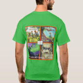 #BearWithUsProductionsグリーンデー Tシャツ (裏面)