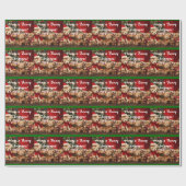 Bearyのクリスマスの包装紙 ラッピングペーパー (フラット)