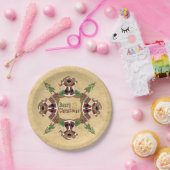 Bearyのクリスマス ペーパープレート (パーティー)