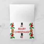 BEARYのクリスマス! 挨拶状 シーズンカード (内部)