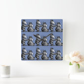 Bearyのニースの美容院 スクエア壁時計 (ホーム)