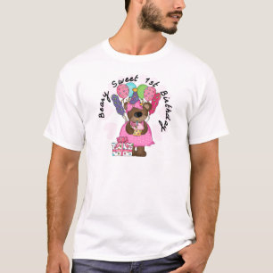 Bearyの菓子の第1誕生日のTシャツおよびギフト Tシャツ